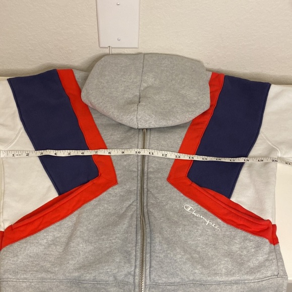 Champion Reverse Weave Colorblock Zip Up Hoodie - Medium - Picture 10 of 11